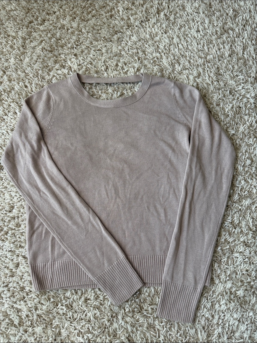 Splendid Dusty Mauve Scoopneck Sweater 5% cashmere